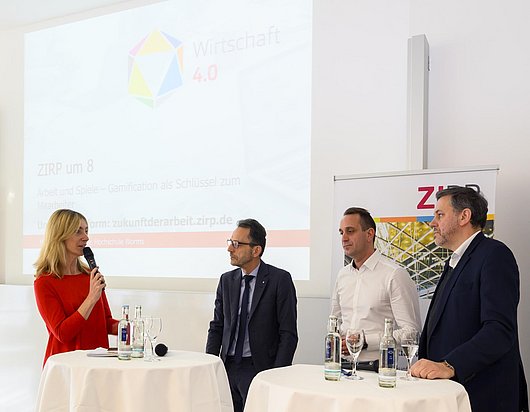 Impressionen der Veranstaltung ZIRP um 8: Arbeit und Spiele - Gamification als Schlüssel zum Mitarbeiter