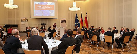 Impressionen von der Veranstaltung ZIRP-Mitglieder treffen Kabinett