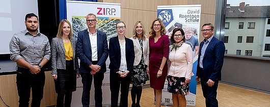 ZIRP Team im Rahmen der Veranstaltung "ZIRP um 8: Industriearbeit der Zukunft – spannende Aufgaben für Mensch und Maschine"