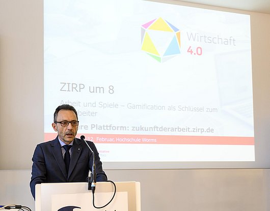 Impressionen der Veranstaltung ZIRP um 8: Arbeit und Spiele - Gamification als Schlüssel zum Mitarbeiter
